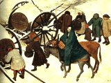 The Census in Bethlehem (detail) - Pieter Bruegel the Elder